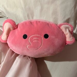 Salmon Pink Medium Sized Elephant Squishmallow
